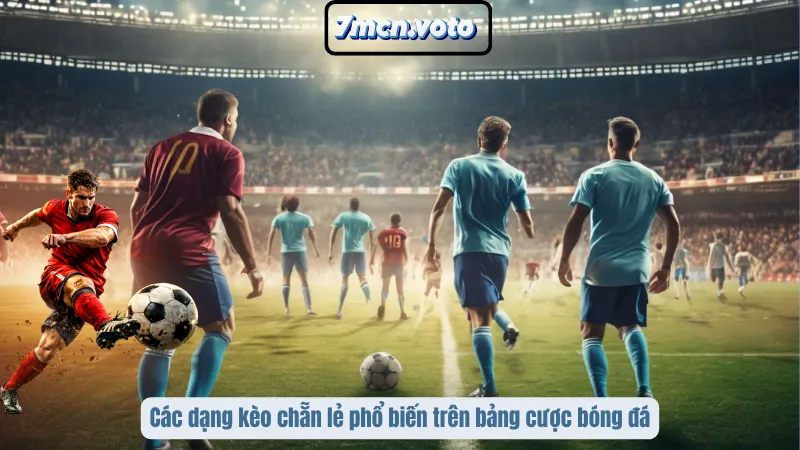 Các dạng kèo chẵn lẻ phổ biến trên bảng cược bóng đá
