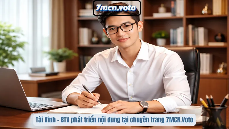 Tài Vinh - BTV phát triển nội dung tại chuyên trang 7MCN.Voto