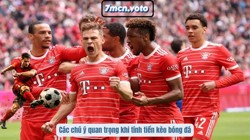 Các chú ý quan trọng khi tính tiền kèo bóng đá